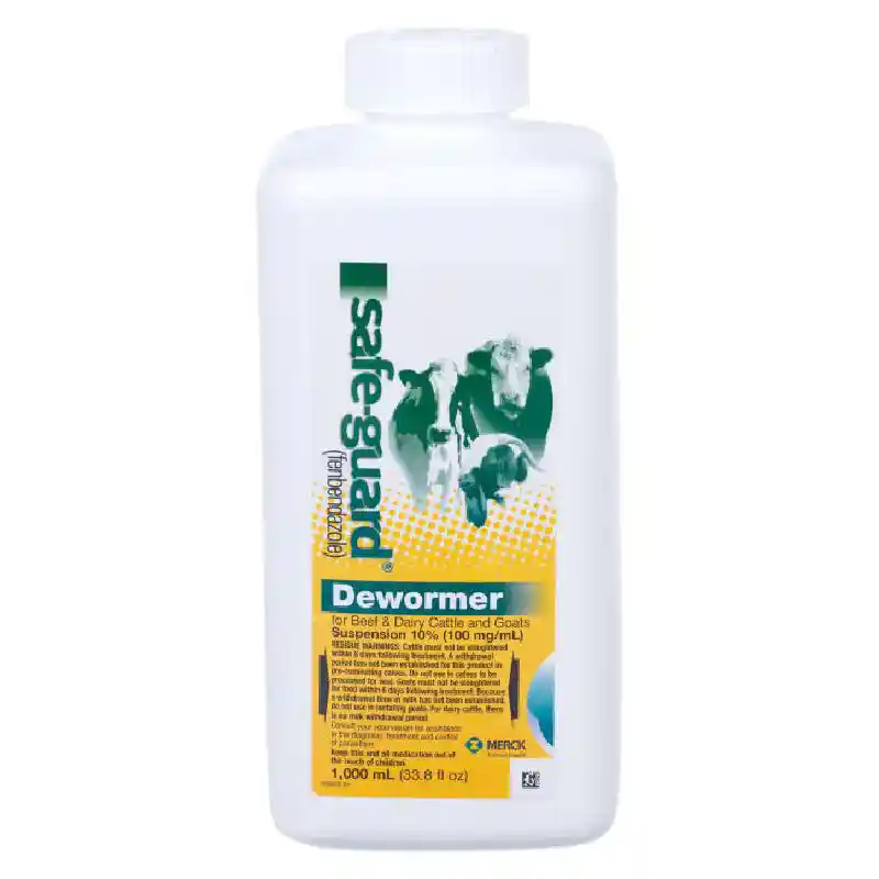 SafeGuard Dewormer for Goats & Cattle | 1000 ml
